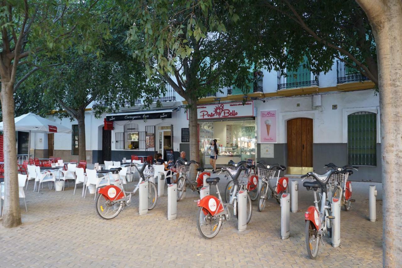 Atico Con Terraza En Alameda De Hercules Sevilla Eksteriør billede