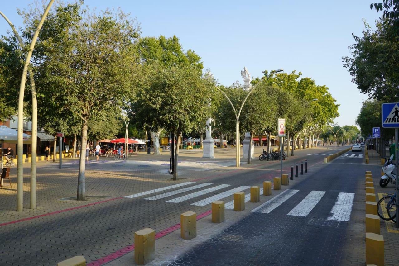 Atico Con Terraza En Alameda De Hercules Sevilla Eksteriør billede